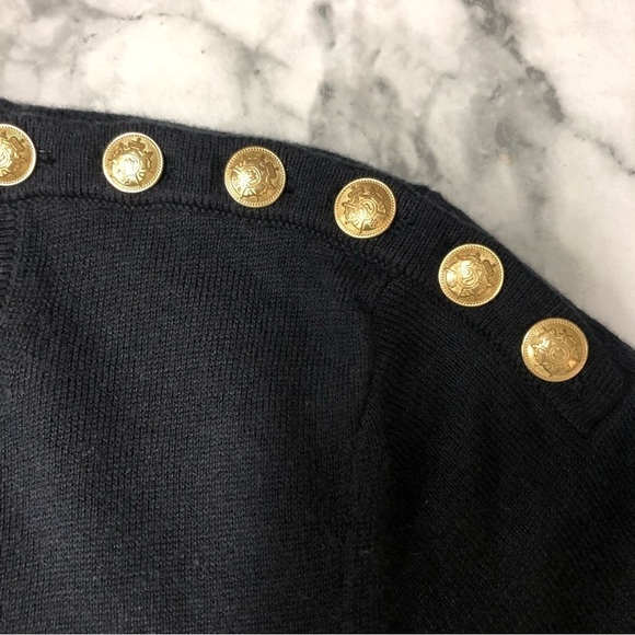 Ann Taylor Light Weight Gray Striped Blouse Size Small Petite NWT - Picture 7 of 7